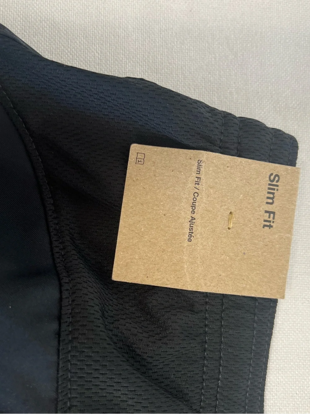 Nike Black Dri-FIT Slim Fit Athletic Shorts with White Tag